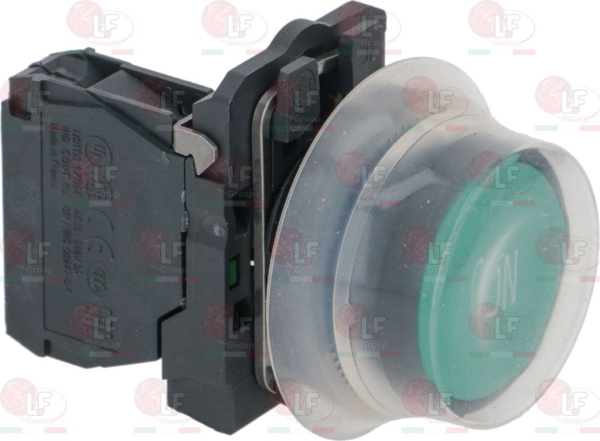 9319058. ЗЕЛЕНАЯ ПУСКОВАЯ КНОПКА 3 А 250 В