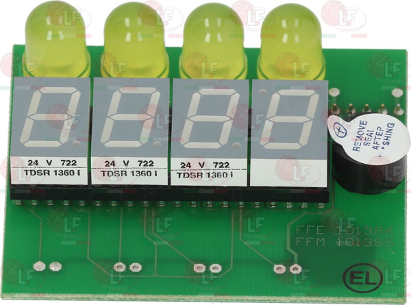 3390176. ЭЛЕКТРОННАЯ ПЛАТА С ДИСПЛЕЕМ 65X55 ММ